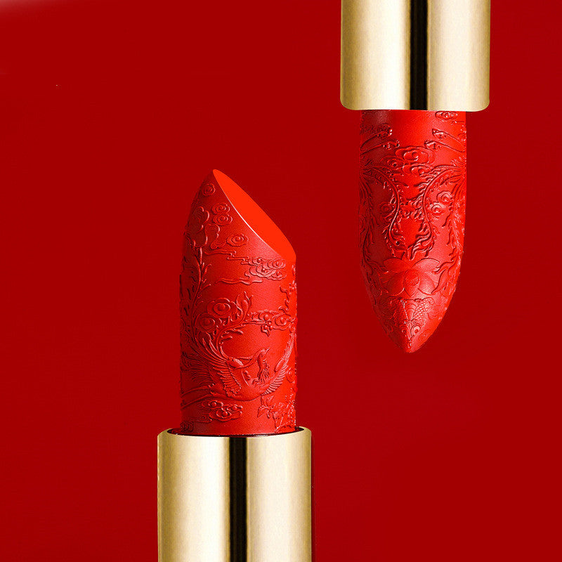 Chinese style carved lipstick