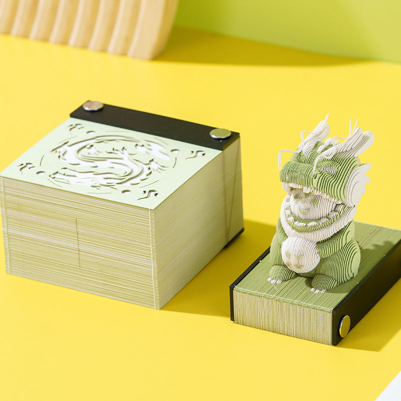 3D Paper Sculpture Notepad - Little Dinosaur - China Creative Hub