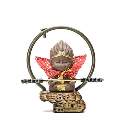 Fighting against Buddha back incense burner