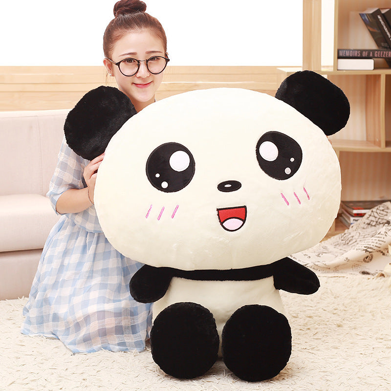 Big Head Panda Cute Plush Toy Doll Ornament