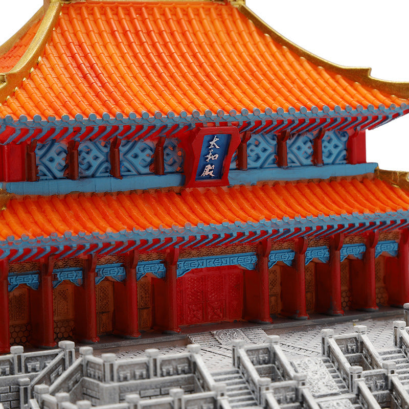 Beijing Palace Museum Cultural and Creative Series Forbidden City Model Resin Craft Ornaments