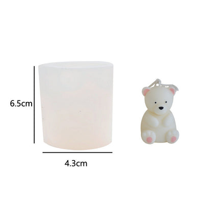 Bear Fragrance Candle Mold - Silicone Cake Mold - China Creative Hub