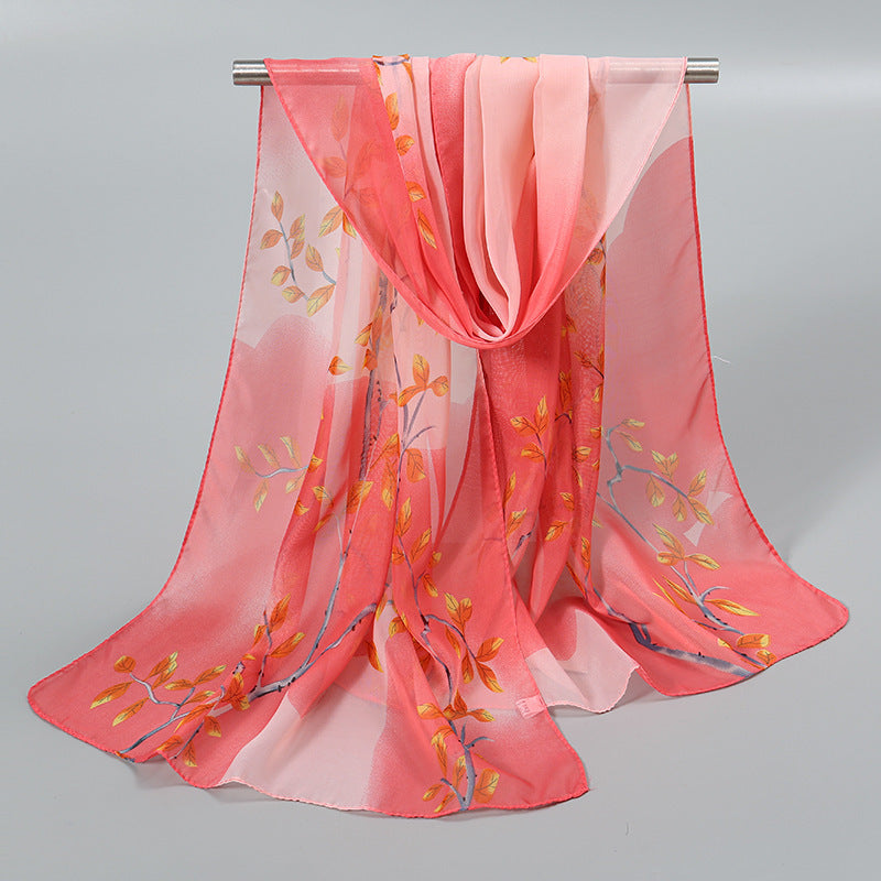 Little Chiffon Small Silk Scarf Scarf For Women