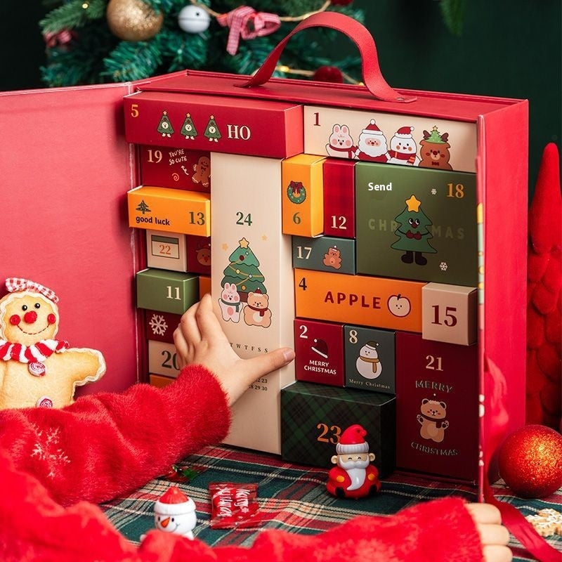 Christmas Birthday Box Blind Box Gift Diy Children Countdown Calendar Gift Box Set