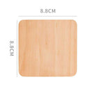 Tea mat wooden saucer