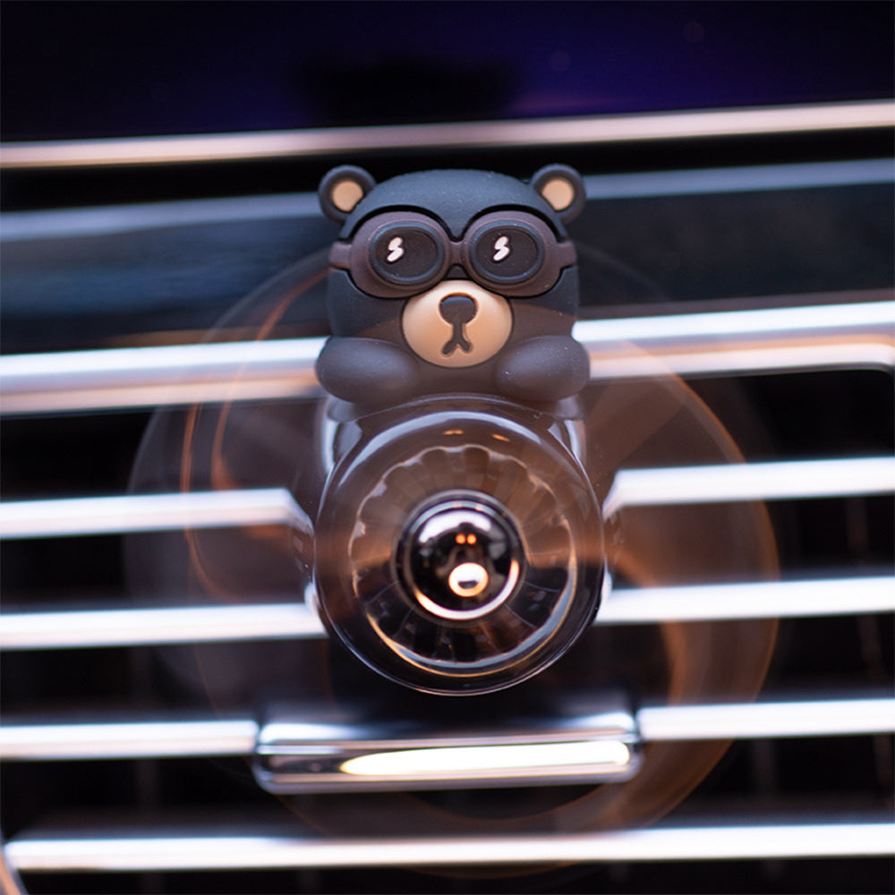 Haco Bear Car Mounted Aromatherapy Cartoon Cute Air Outlet Car Aromatherapy Decoration Car Accessories Ornaments