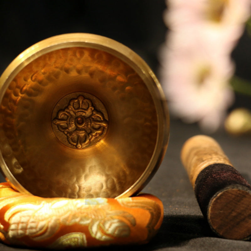 Handmade Buddha Bowl Bowl Tibet Copper Chime Stone