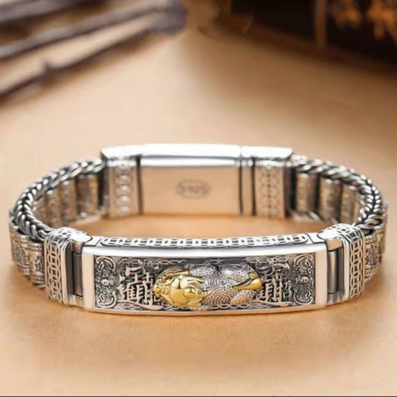 Guochao Lucky Fortune Pixiu Passepartout Bracelet