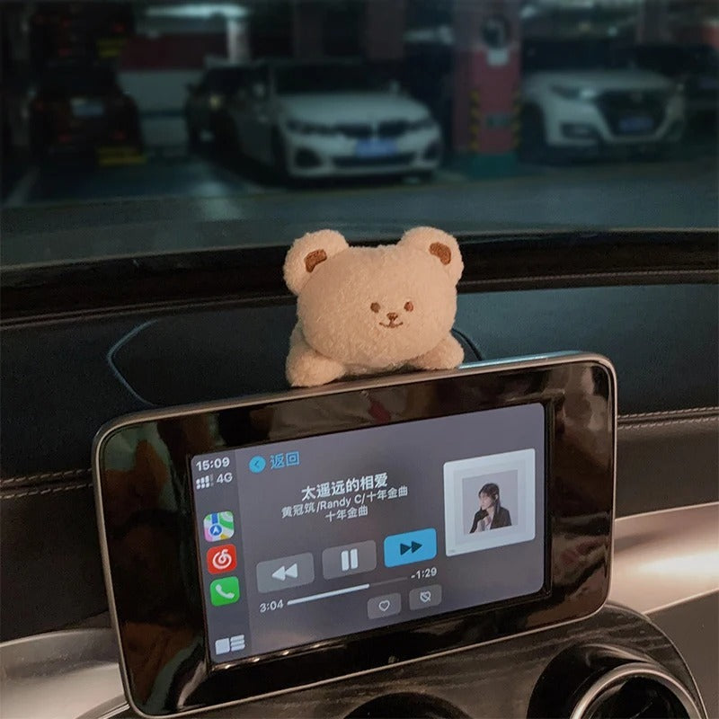 Car Center Console Decoration Cute Plush Doll