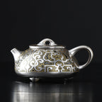 Hand-painted Silver Gilded Fengming Pot Teapot Single Teapot