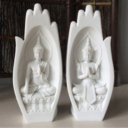 Sandstone Buddha Hand Sculpture Crafts