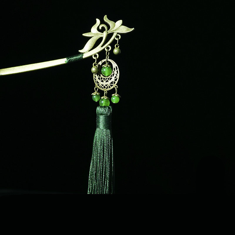 Gift hairpin classic tassel bookmark