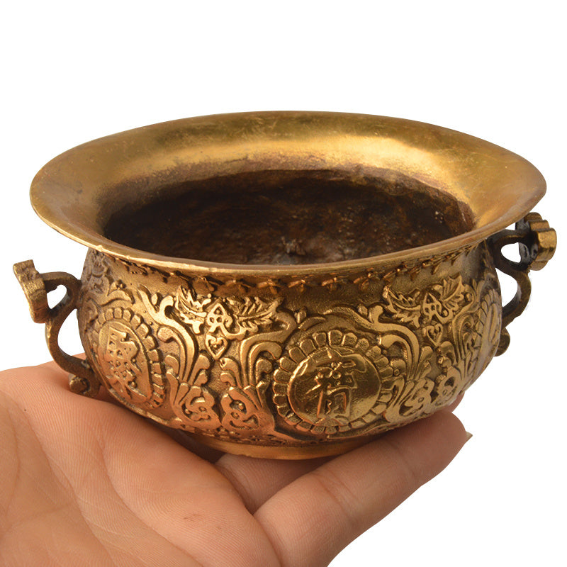 Brass Treasure Bowl Feng Shui Ornament