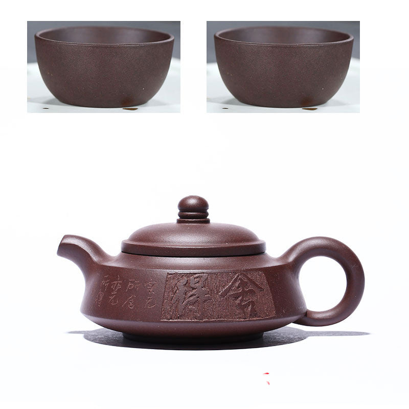 Purple Clay Teapot Set