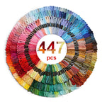 DMC Color Card Embroidery Floss 447 Color Polyester Cross Stitch Floss-1