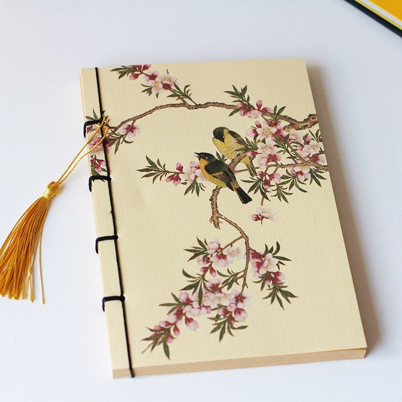 Chinese Style Retro Famous Painting Thread-bound Tassel Notebooks