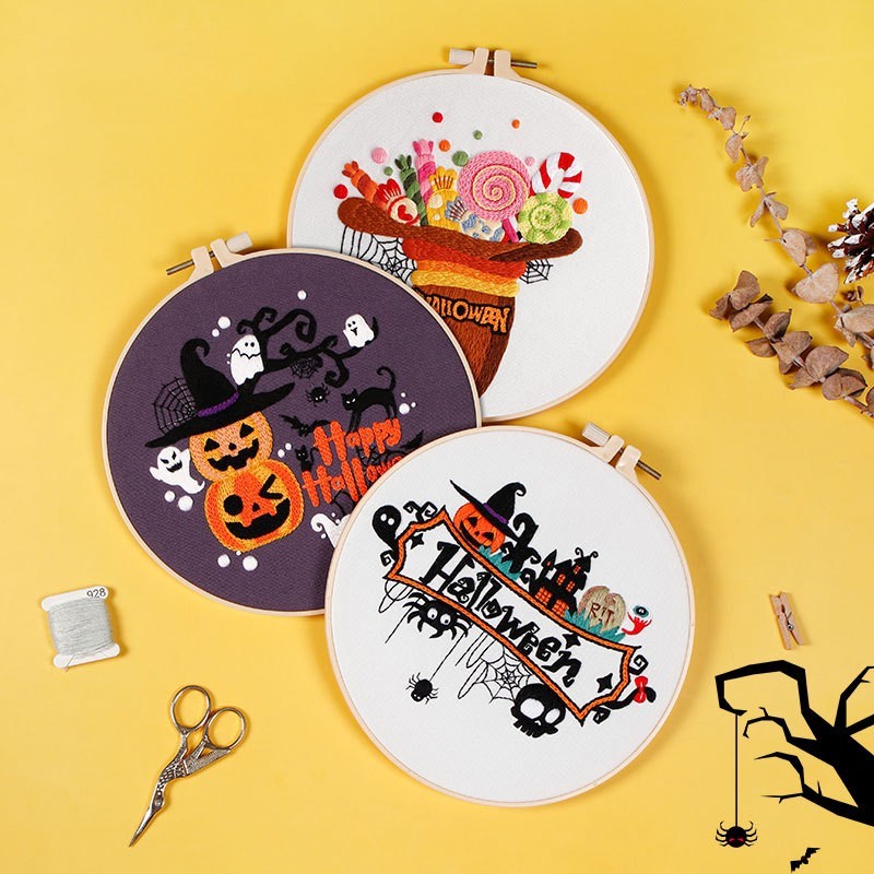 Halloween DIY Embroidery Material Bag