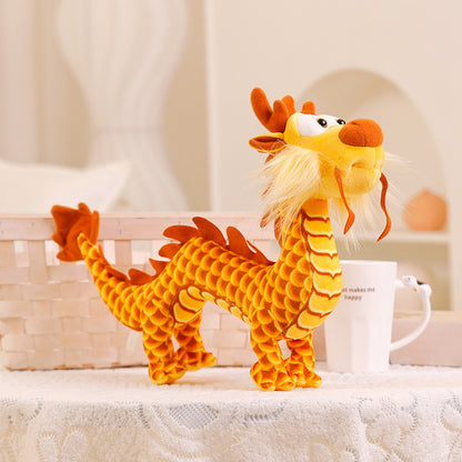 Creative Simulated Chinese Dragon Plush Toy Ornaments