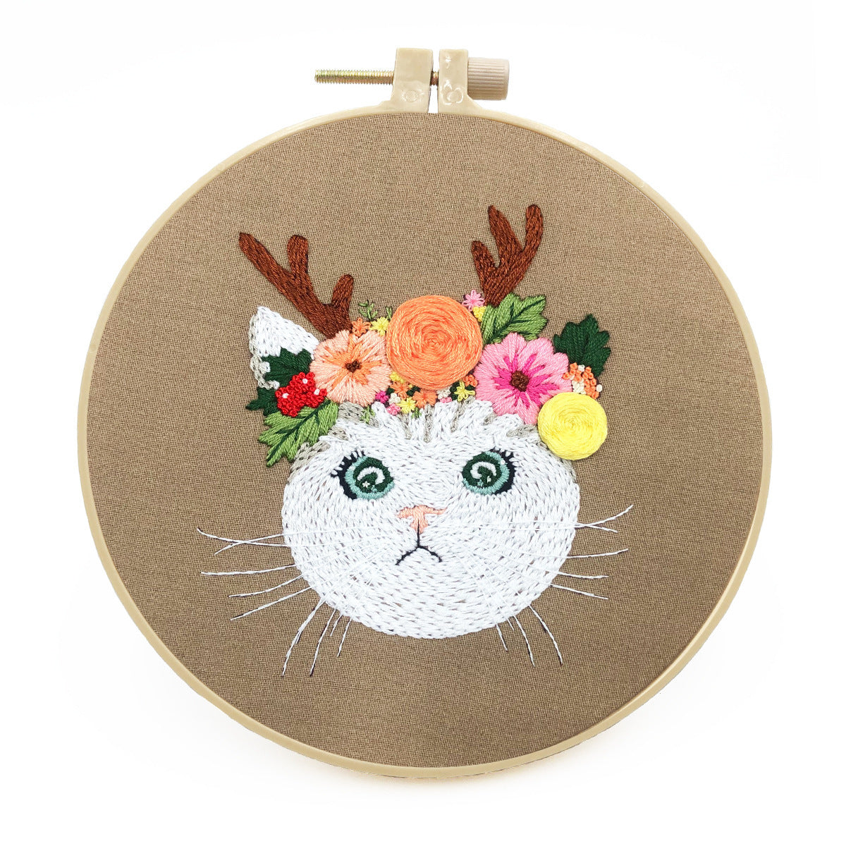 Embroidery Cat Embroidery Diy Three-dimensional Beginner