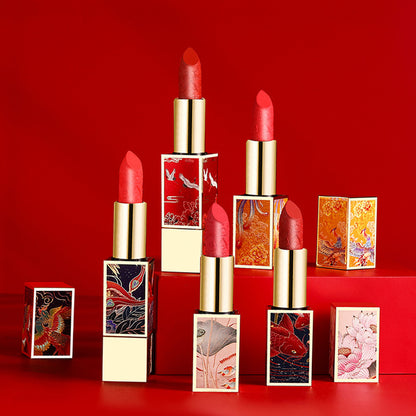 Chinese style carved lipstick