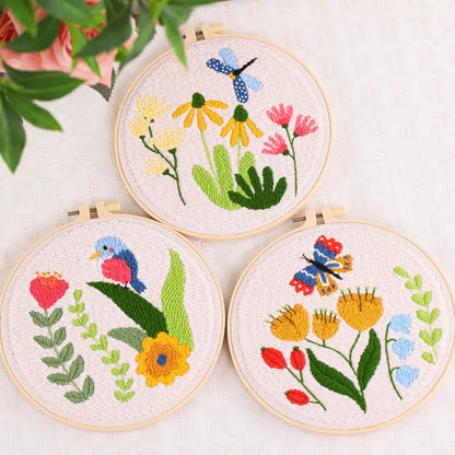 Handmade Embroidery Diy Poke Embroidery Material Package