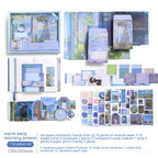 Purple Oil Painting Series Literary Notebook Handbook Set Gift Box-7