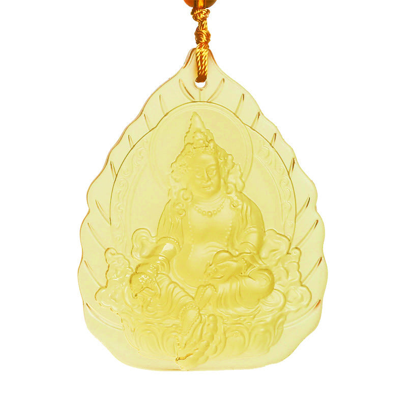 Consecration Yellow God of Wealth Topaz Pendant