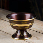 Copper God of Wealth Water Supply Cup for Buddha Cup