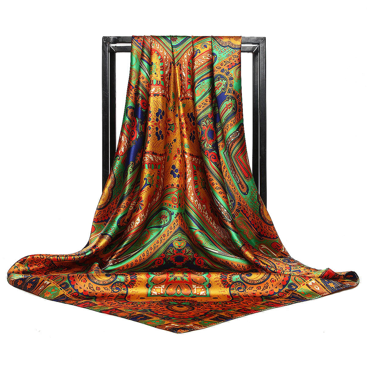 Large Square Scarf Simulation Silk Scarf Shawl All-match Scarf