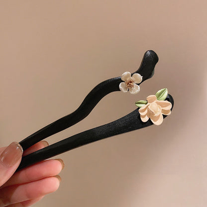 Simple Flower Hairpin Antique Chinese Temperament