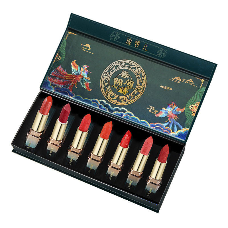 Chinese style imperial palace carved lipstick