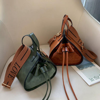 Hong Kong style vintage bucket bag