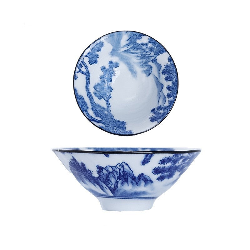 Ceramic Kung Fu Tea Cup Blue And White Porcelain