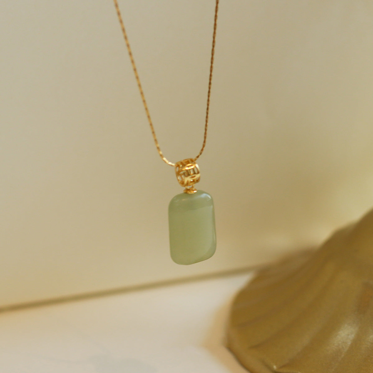 Fashion Personality Hetian Jade Necklace Female