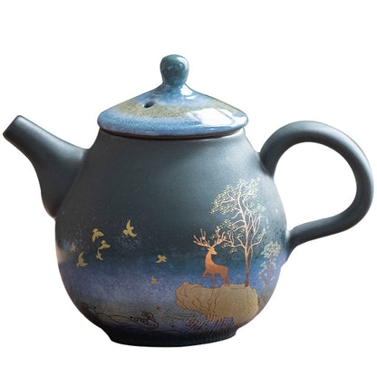 Ceramic Teapot Single Pot Household Kung Fu Tea Set