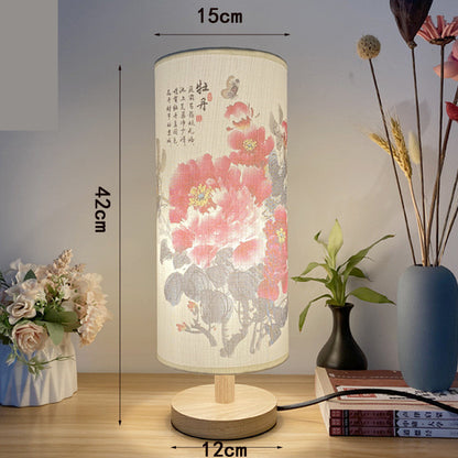 Modern New Chinese Bedroom Bedside Table Lamp