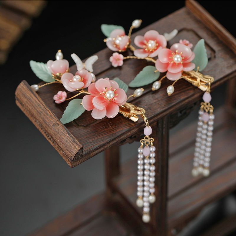 Tassel Step Shake Hairpin Ancient Style Super Immortal Hair Crown Hair Comb Edge Clip