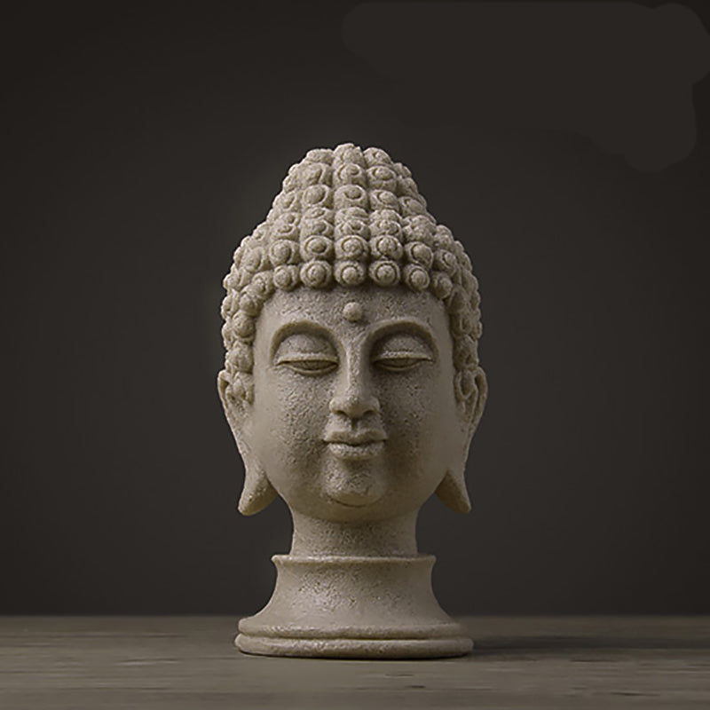 Buddha Head Living Room Tabletop Decoration