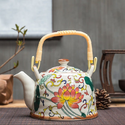 Ceramic teapot for restaurant hotel