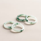 Ethnic Style Natural Jade Ring Ornament