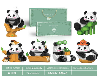 Giant Panda National Treasure Building Blocks Toys