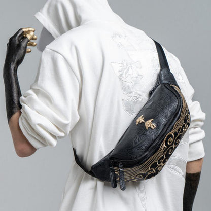 Fashion Niche Men's Chinese Style Chest Bag