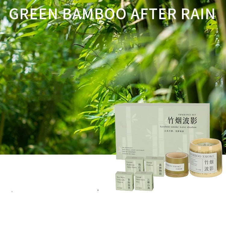 Bamboo Smoke Shadow Aromatherapy Candle Gift Box