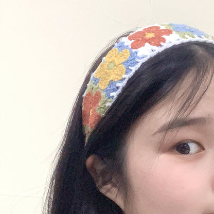 Ethnic Style Embroidery Floral New Chinese Style Headband Hair Accessories