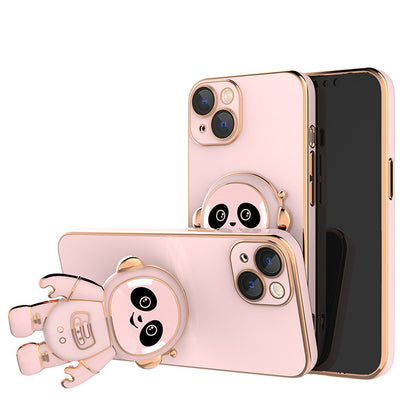 Panda Astronaut iPhone 14 Series Lazy Mobile Phone Case Holder