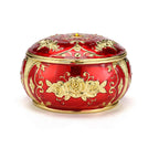 Enamel Color Home Decoration Chinese Style Windproof Ashtray