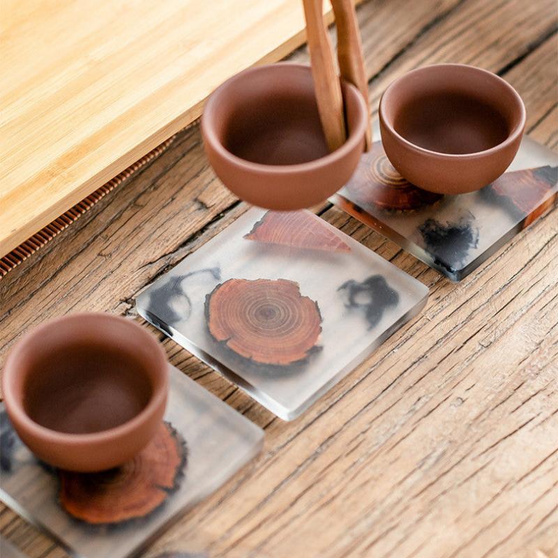 Household Coasters Zen Tea Set Accessories