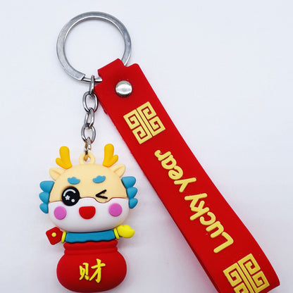 Creative Cartoon Cute Dragon Year Keychain Pendant