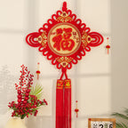 Chinese Style Knot Flange Woven Jewelry For Spring Festival Celebration Decoration