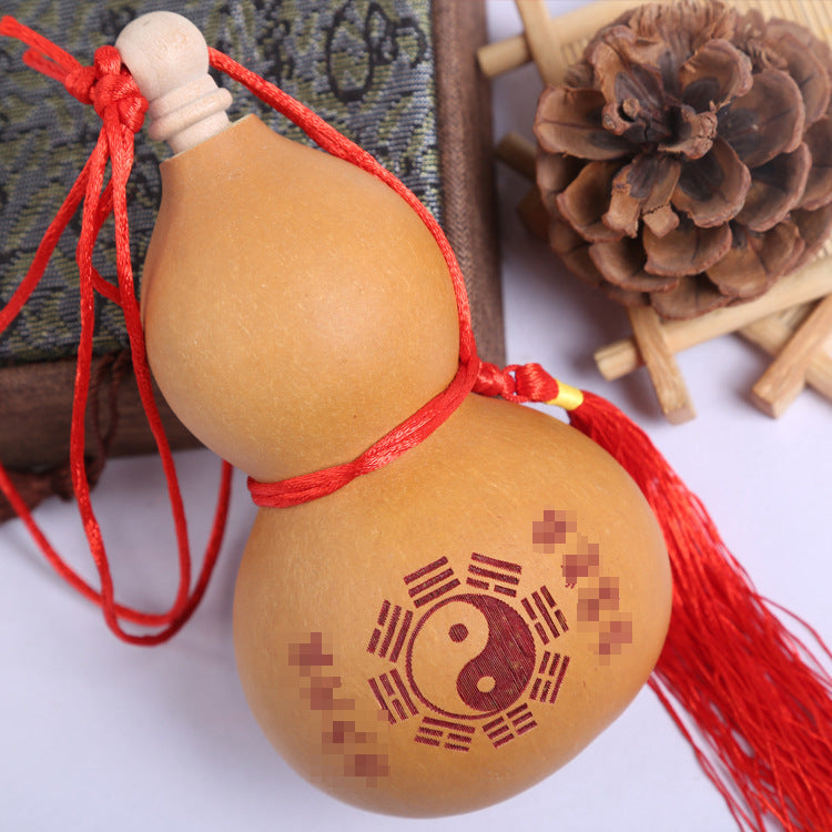 Natural Big Gourd Feng Shui Handicraft Ornaments